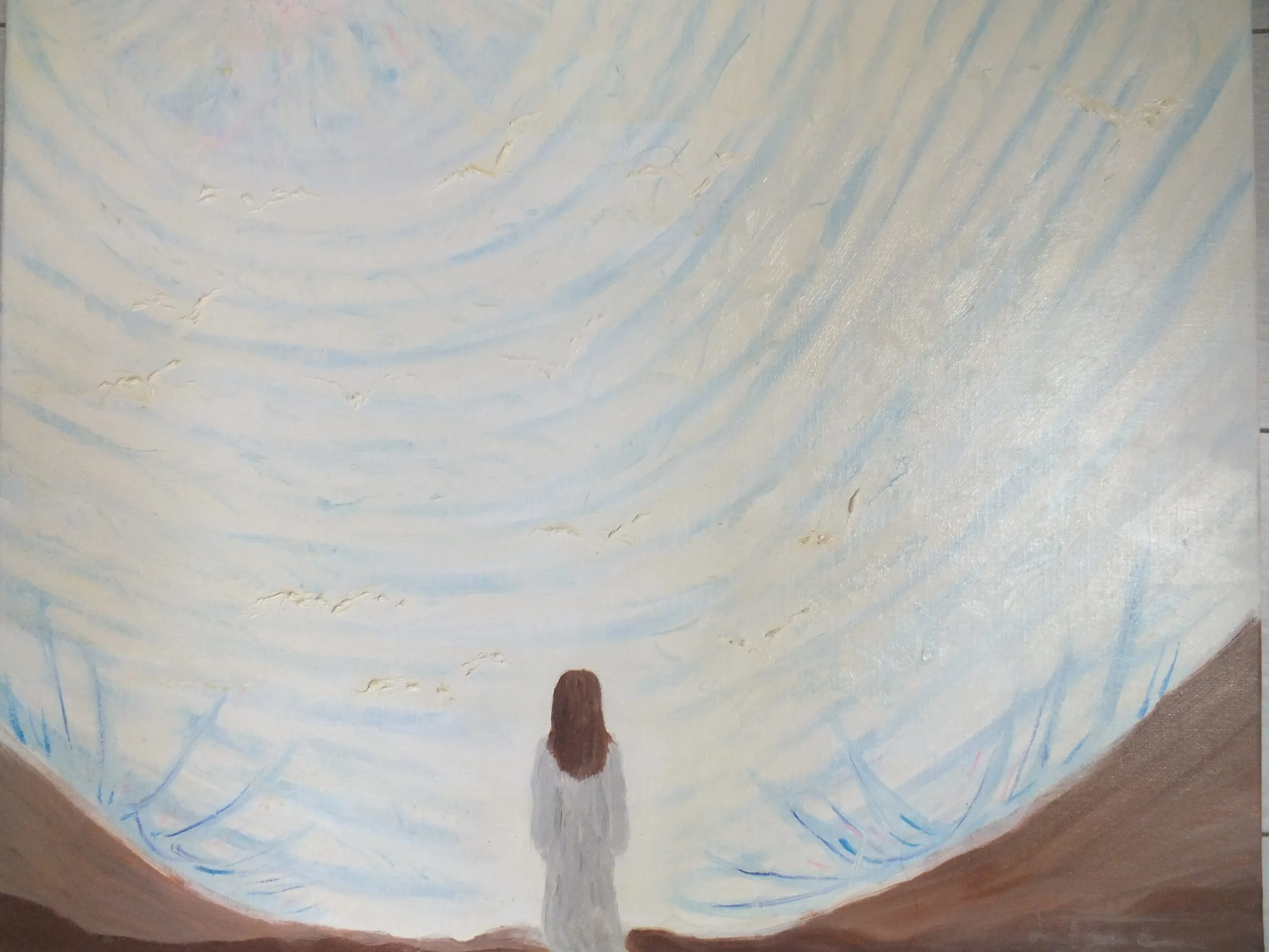 spirale, tableau de mirpaint